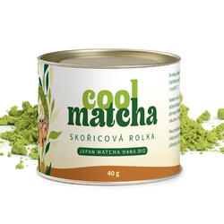 Cool Matcha Skořicová rolka - dárková dóza 40 g