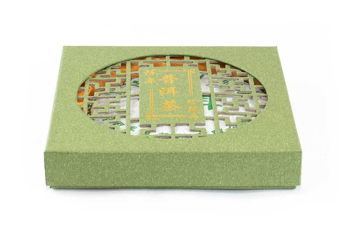 China Sheng Green Pu Erh Beeng Cha - 357 g