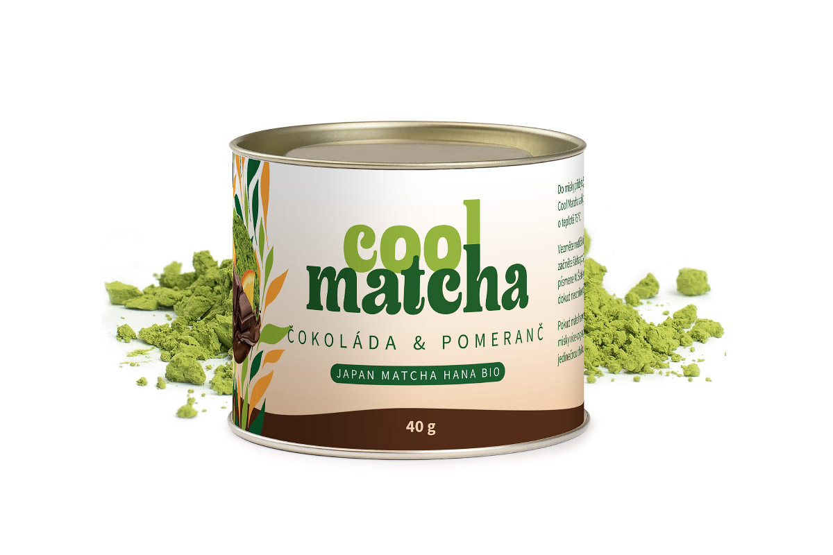 Cool Matcha Čokoláda & Pomeranč - dárková dóza 40 g
